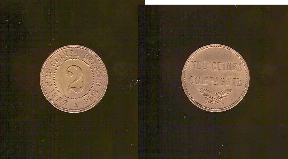 ALLEMAGNE - NOUVELLE-GUINÉE 2 pfennig 1894 Berlin SPL+